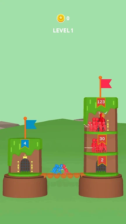 相对塔楼(Opposing towers)
