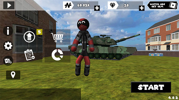 火柴人绳索英雄破解版无限钻石