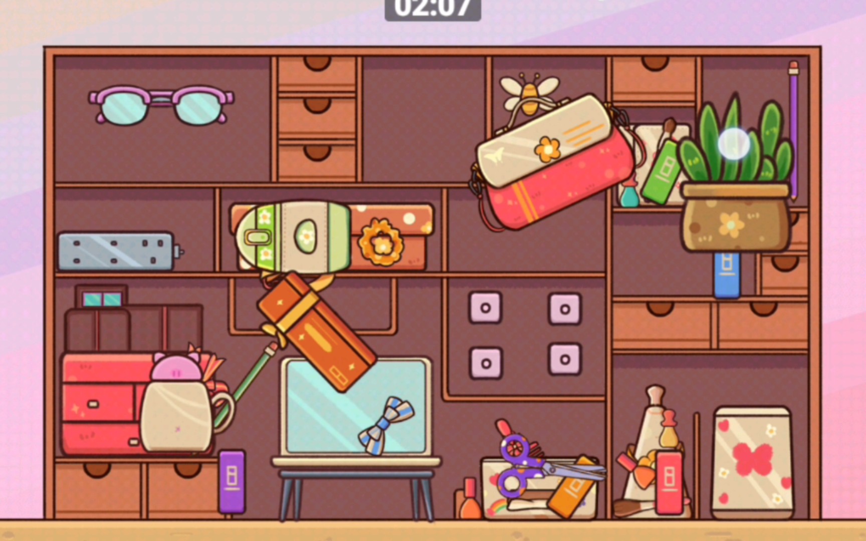 没有时间限制的收纳小游戏