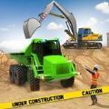工地挖掘机施工(Excavator Construction Simulator Truck games 2021)