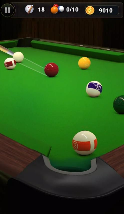 模拟真实台球3D