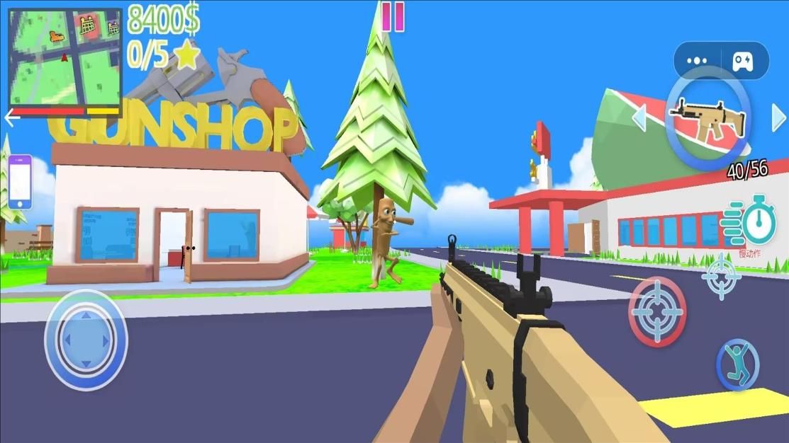 开放世界像素枪战