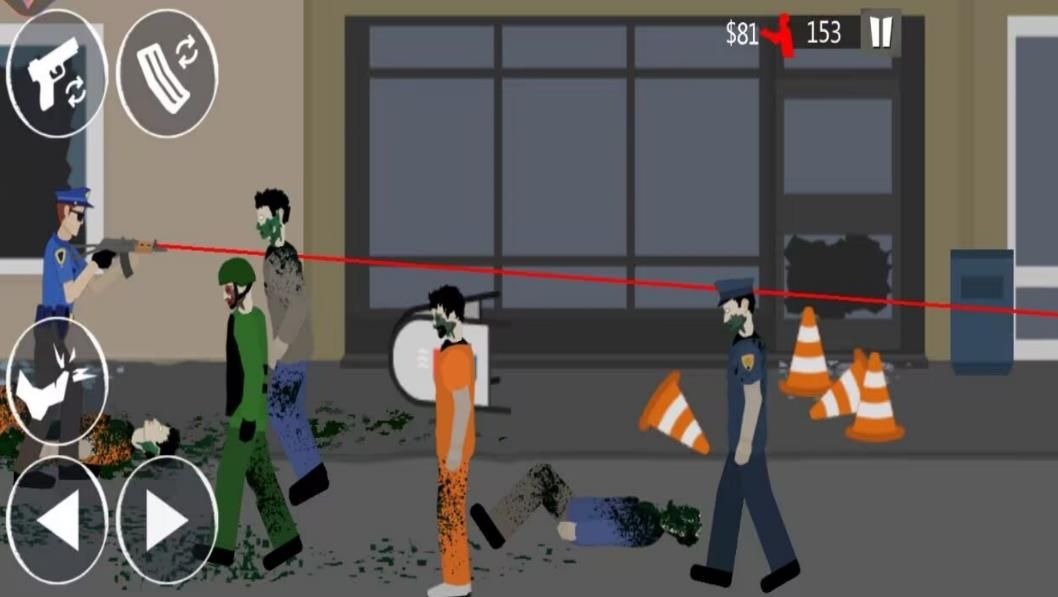 平面僵尸战场3D