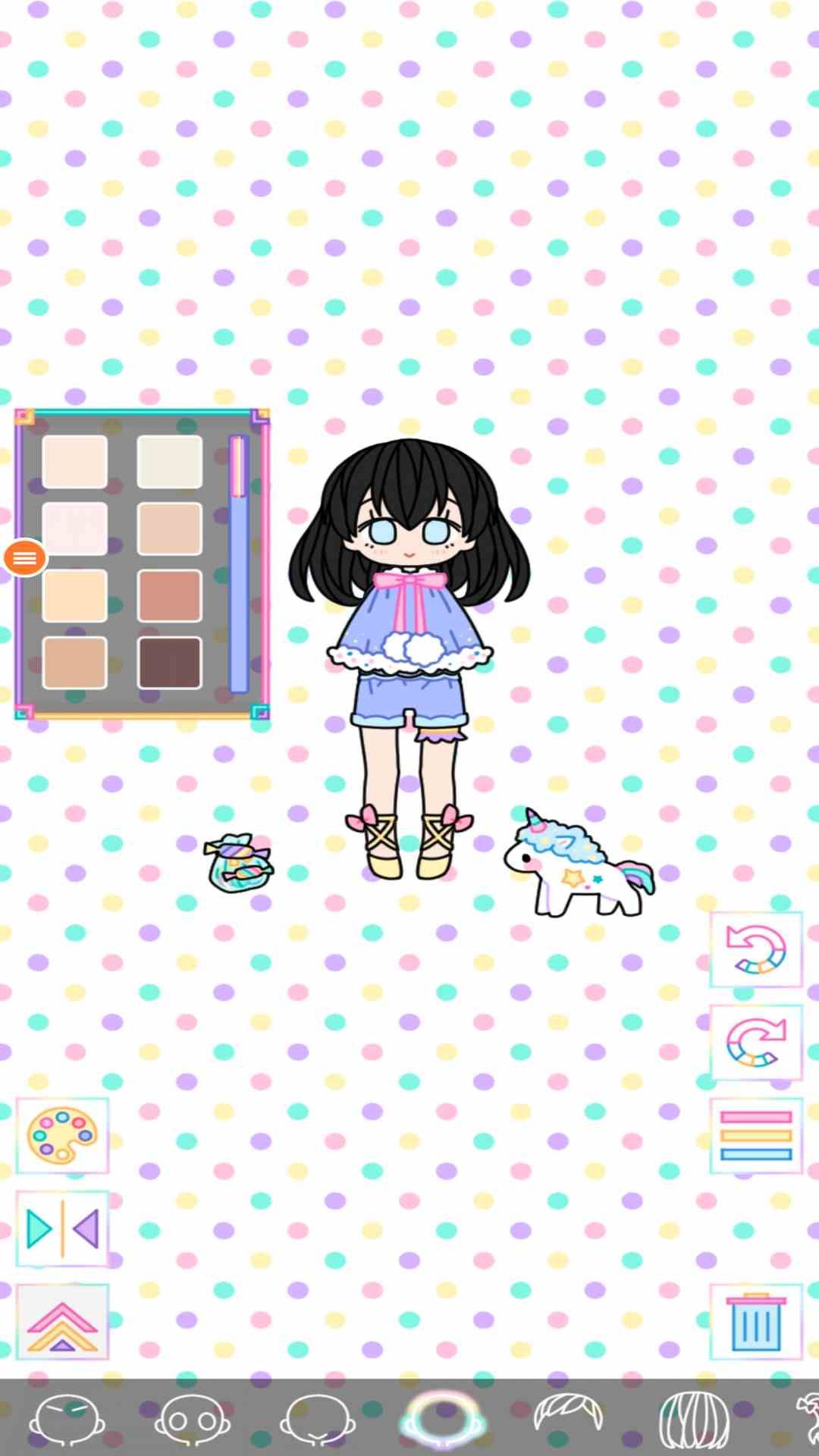 盲盒扭蛋女孩