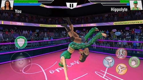 美女摔跤模拟器(Bad Girls Wrestling Game)