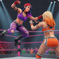 美女摔跤模拟器(Bad Girls Wrestling Game)