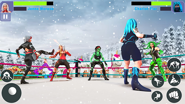 坏女孩摔跤模拟器(Bad Girls Wrestling Game)