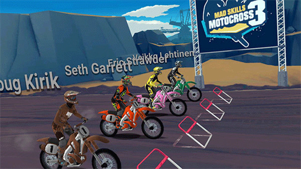 疯狂特技摩托车3手机版(Mad Skills MX 3)