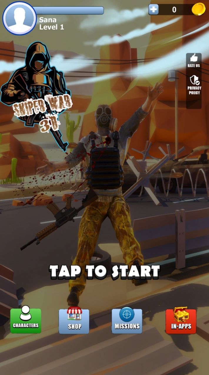 狙击手战争(Sniper War 3D)