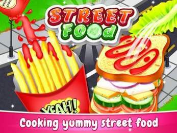 街头美食烹饪厨师(Street Food Maker Cooking Game)