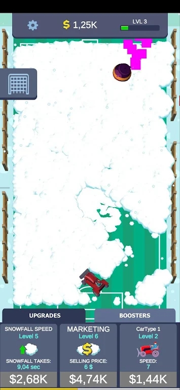 放置雪地清洁(Snow Clean Idle)