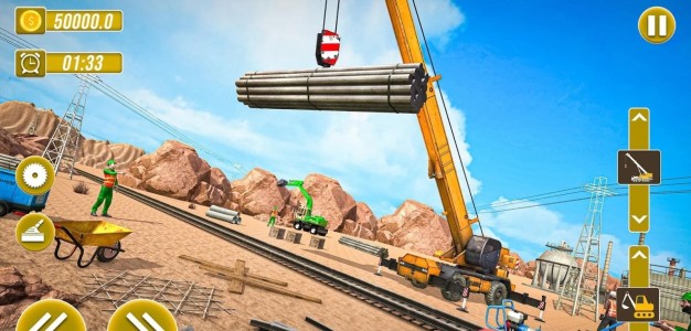 火车轨道建设模拟器(Train Track Construction Sim: Station Builder Game)