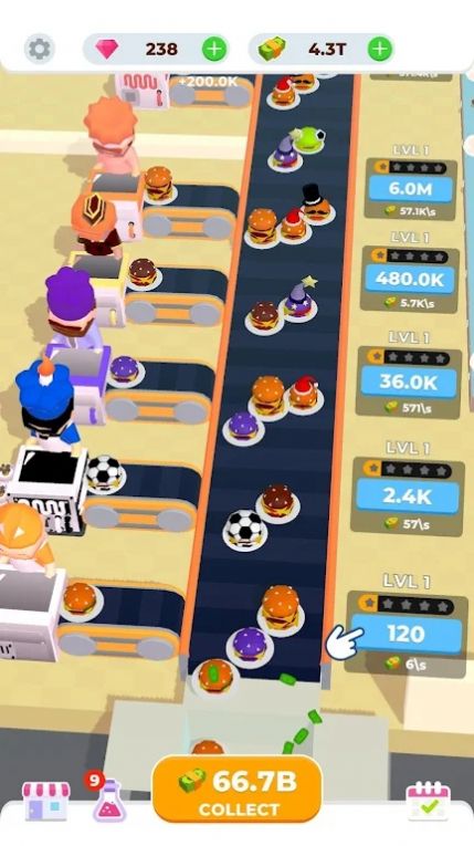 放置汉堡公司工厂(Burger Inc: Idle Factory Game)