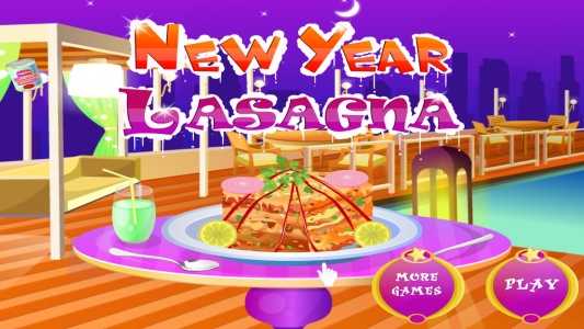 使烤宽面条烹饪(New Year Lasagna)