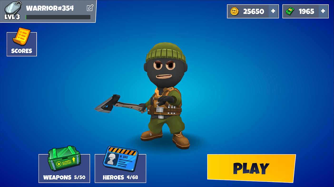 战士大逃杀手机版(Warriors.io)