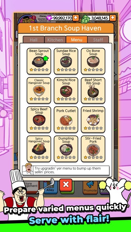 巷弄食堂大亨(jjaltoon Tycoon)