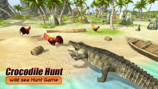鳄鱼海滩攻击模拟器(Hungry Crocodile Attack 3D)