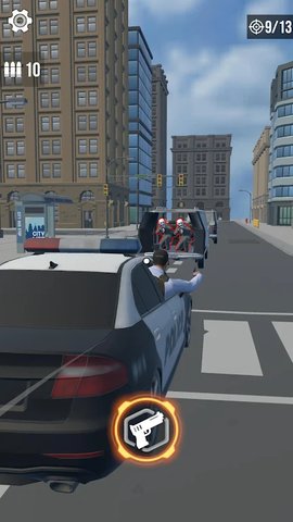 警察追捕城市枪击(Cop Pursuit Gun Shooting)