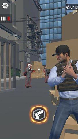 警察追捕城市枪击(Cop Pursuit Gun Shooting)