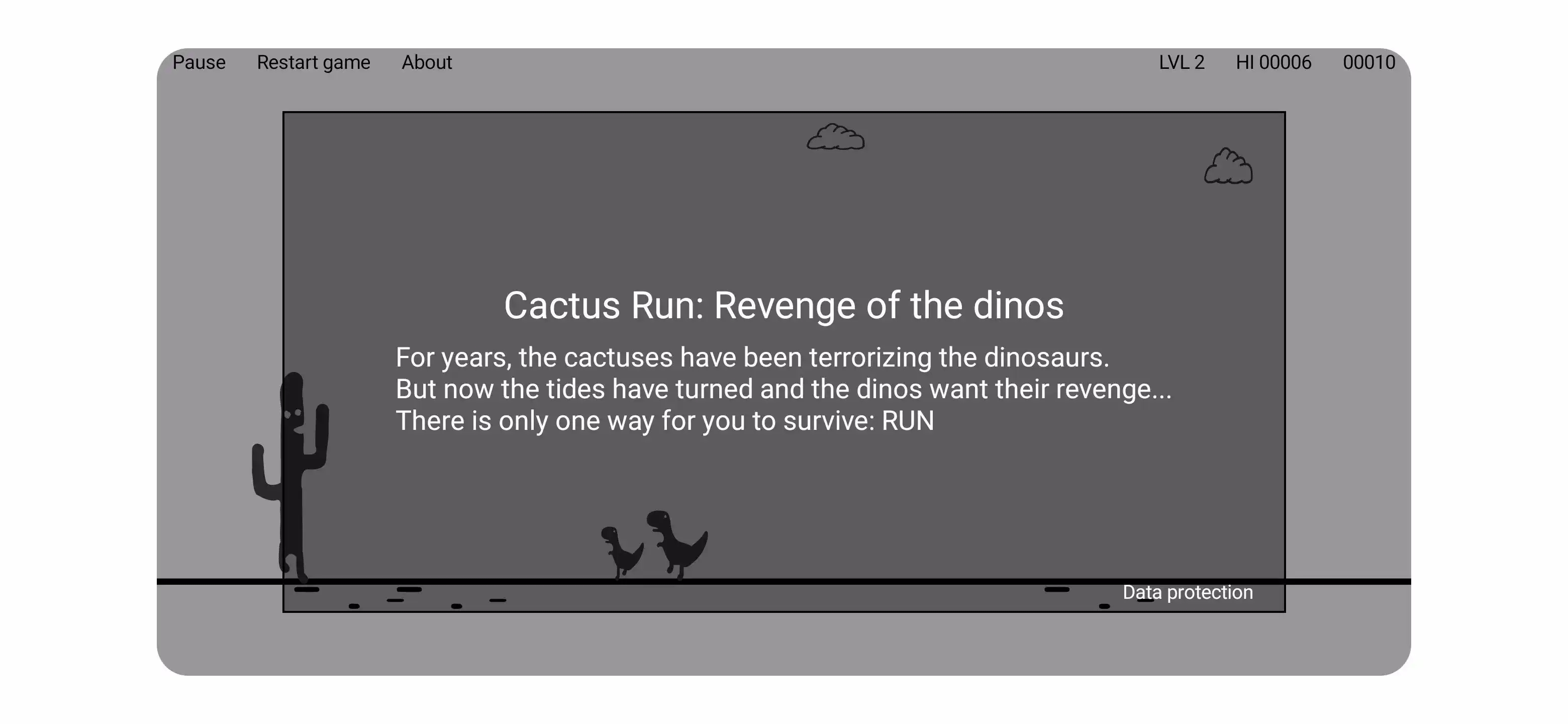 仙人掌奔跑恐龙的复仇(Cactus Run)